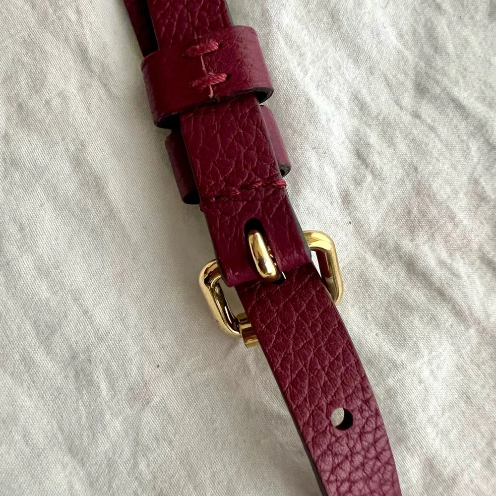🔥$499 SUPER SALE REDUCTION🔥✅PRICE FIRM✅AUTHENTIC Louis Vuitton Burgundy  Strap - Picture 7 of 11